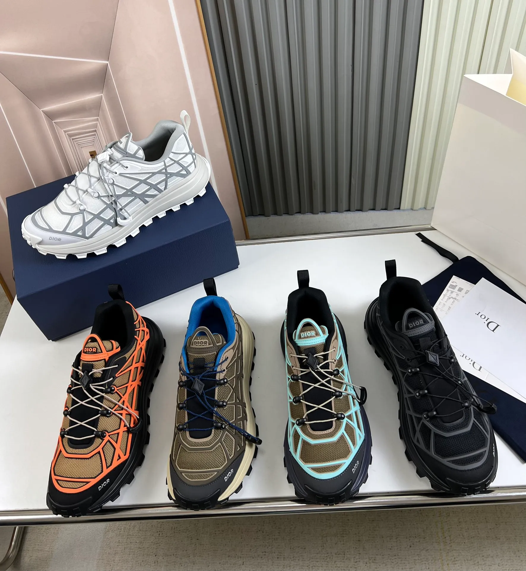 Men's men's shoes 💰640💰 Dior. The latest hot sale 🔥Official website 1:1 replica ⬆️Imported mesh technology, comfortable mesh lining 38-45 (45 customized, non-returnable)